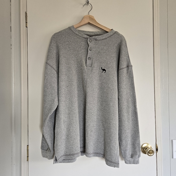 Vintage Camel Thermal Men's XL Gray - Picture 1 of 8